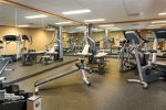 Don`t miss a workout - the exercise room is available to all guests